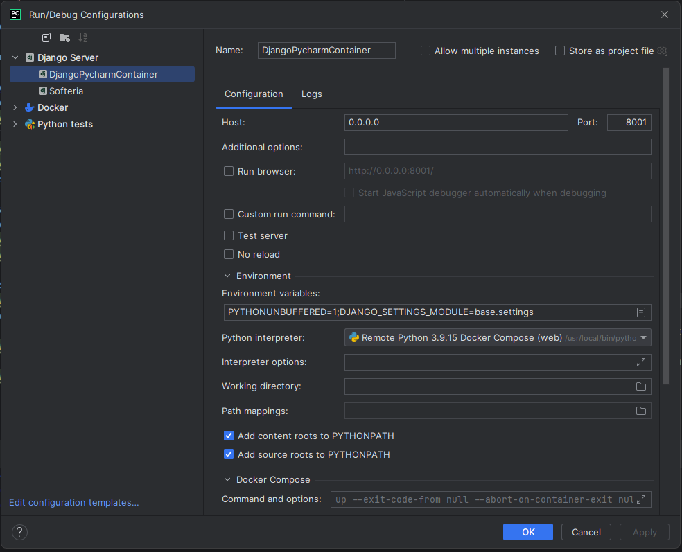Pycharm Settings